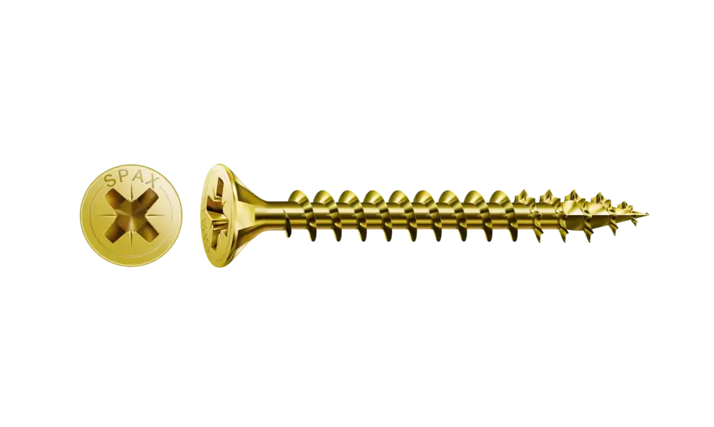 SPAX Yellox PZ F-CSK Screws 5.0x40mm (200)