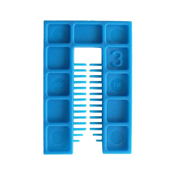Broadfix Medium Square End Shims Blue 3mm