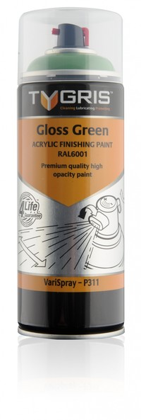 P311 Gloss Green Paint RAL6001 400ml
