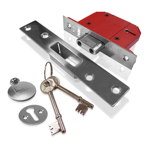 Union 5 Lever Mortice Deadlock 3  SC