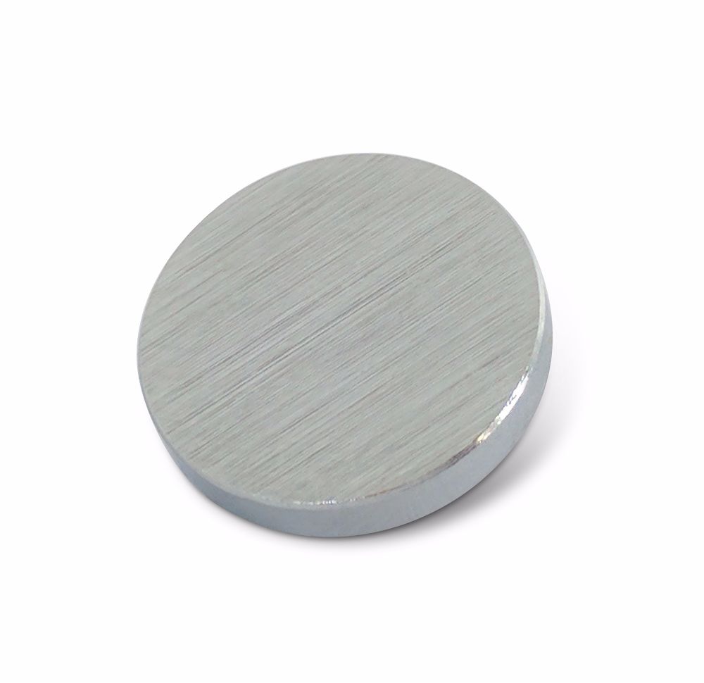 12mm Satin Chrome Flat Mirror Screw Caps 6BA